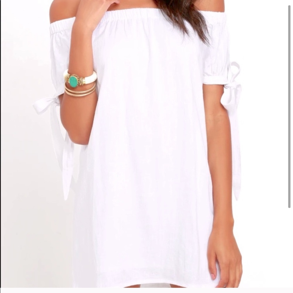 Lulus off the shoulder dress